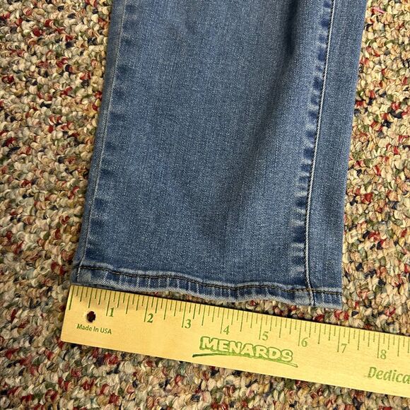 Talbots Blue Medium Wash Non-Distressed High Rise Slim Ankle Jeans Size 16W - Picture 13 of 13
